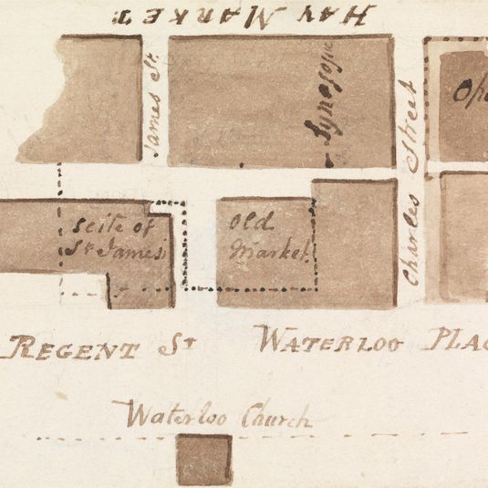 Plan of St. James's Market