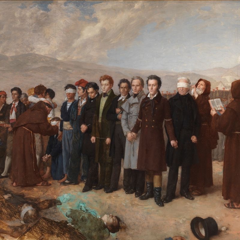 The Execution by Firing Squad of Torrijos and his Companions on the beach at Málaga
