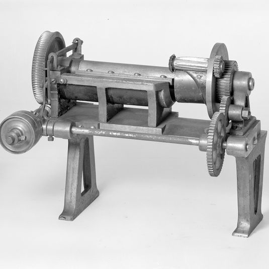 Patent Model of a Mechanism for Trimming Stereotype Plates