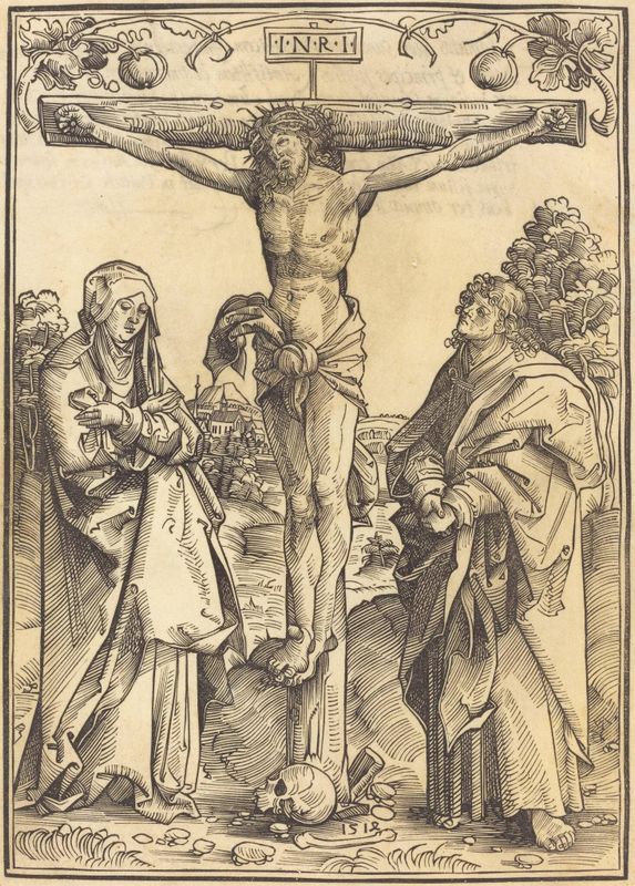 Christ on the Cross with Mary and John