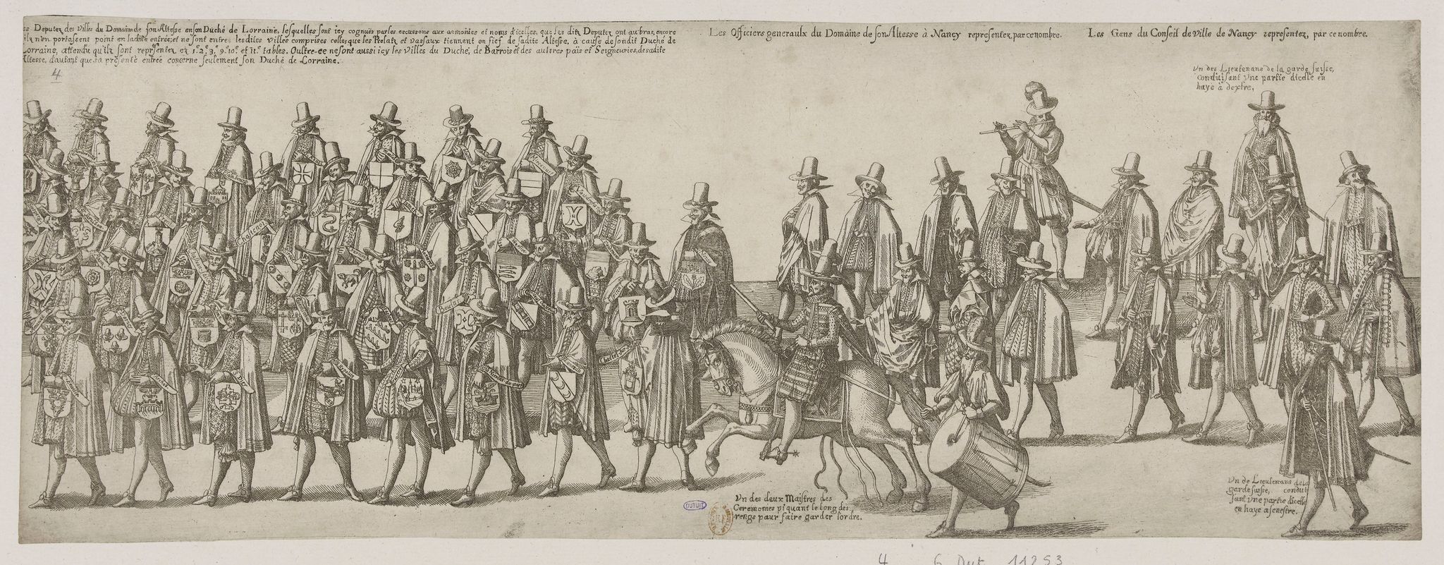 Entrée dans la ville de Nancy d'Henri II, duc de Lorraine, le 20 avril 1610