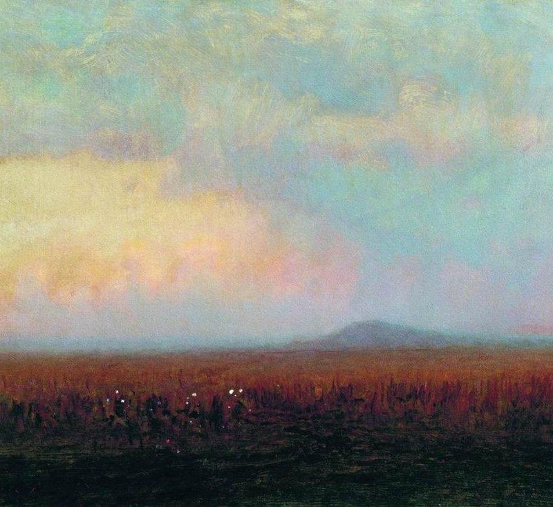 Twilight in the steppe