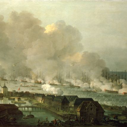Scene from the Battle of Copenhagen, 2 April 1801