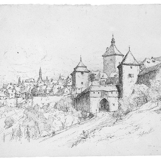 Sketch of a Town in Germany