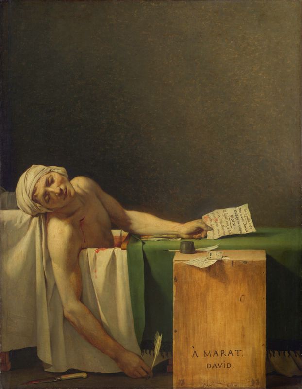 Workshop of Jacques-Louis David - The Death of Marat Smartify Editions