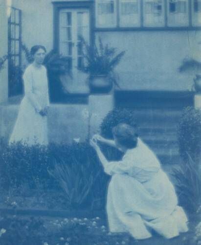 Letitia Felix and Her Sister in a Garden