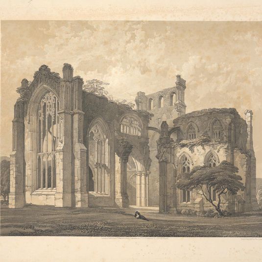 Melrose Abbey from the West