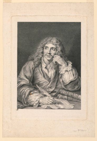 Portrait of Jean Baptiste Moliére (1620-1673)