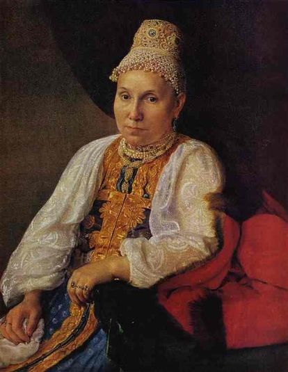 Portrait of the Merchant's Wife Obraztsova