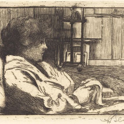 Woman Reading in the Atelier (La lecture dans l'atelier)