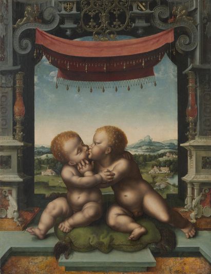 The Infants Christ and Saint John the Baptist Embracing