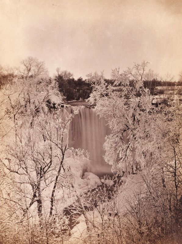 Falls of Minnehaha in Winter