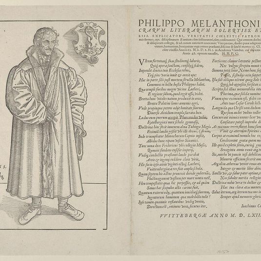 Philip Melanchthon, Full-Length Towards the Right