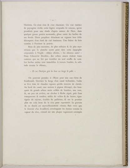 Album Chenay, folio 15 recto, quinzième page de texte
