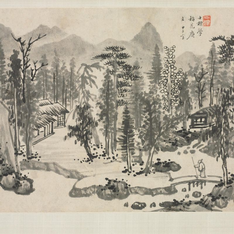 Landscape Album in Various Styles: Landscape after Wu Zhen