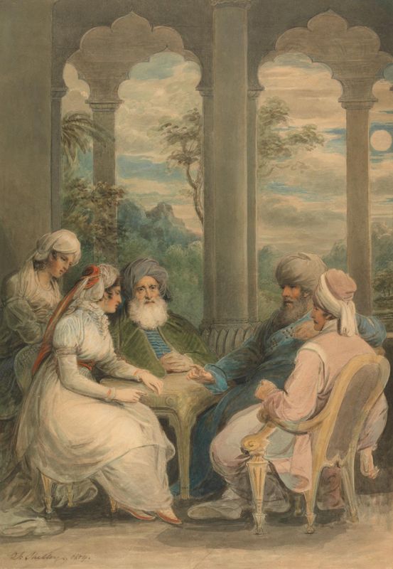 Prince Rasselas and His Sister Conversing in Their Summer Palace on the Banks of the Nile