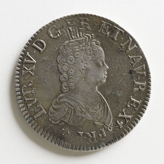 Ecu dit "vertugadin" de Louis XV, 1715-1718