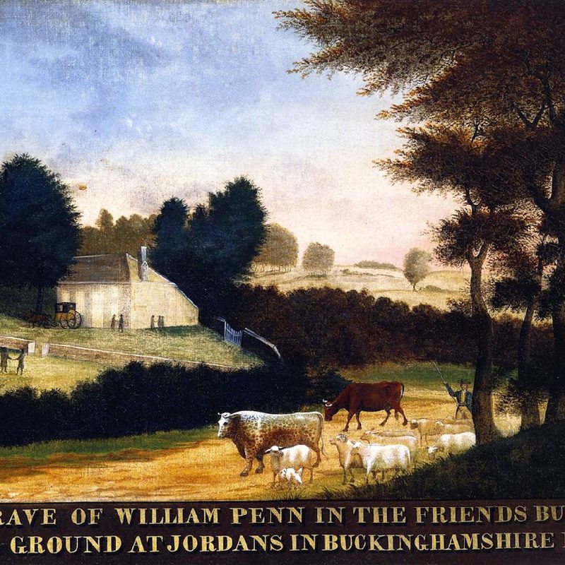 Grave of William Penn at Jordans in England
