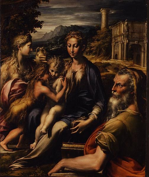 Madonna and Child with Saint Zechariah