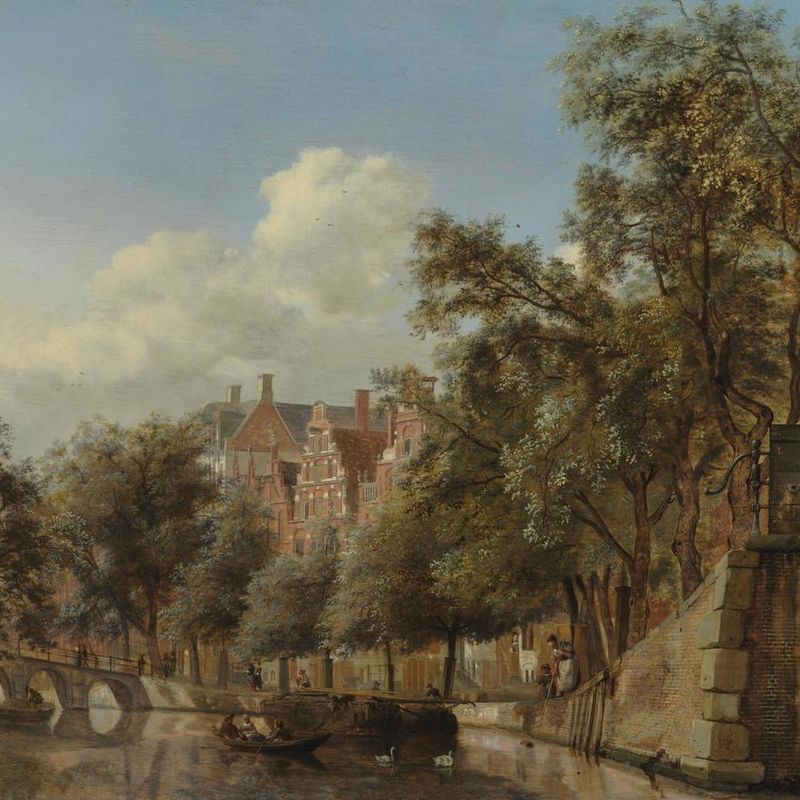 View of the Herengracht, Amsterdam, from the Leliegracht