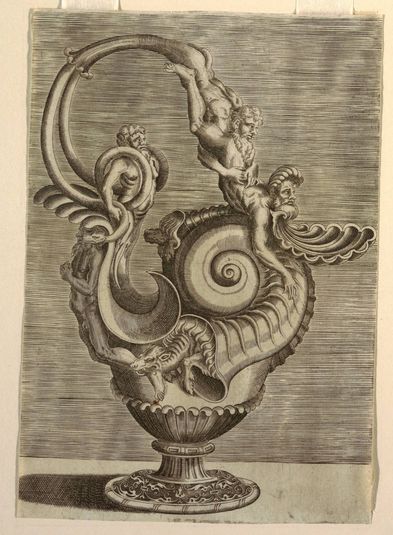 Plate, from a series of designs for ewers and vessels