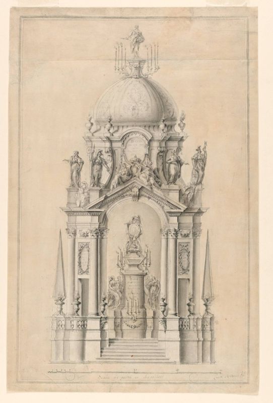 Elevation of a Royal Catafalque