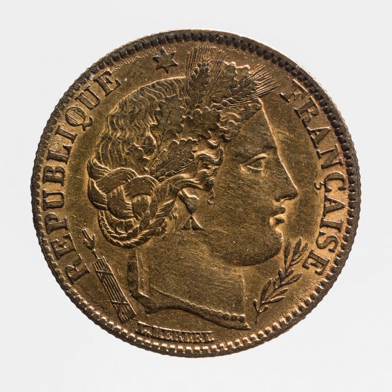 Pièce de 10 francs de la Deuxième République, 1852
