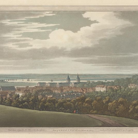 View of Greenwich and down the River