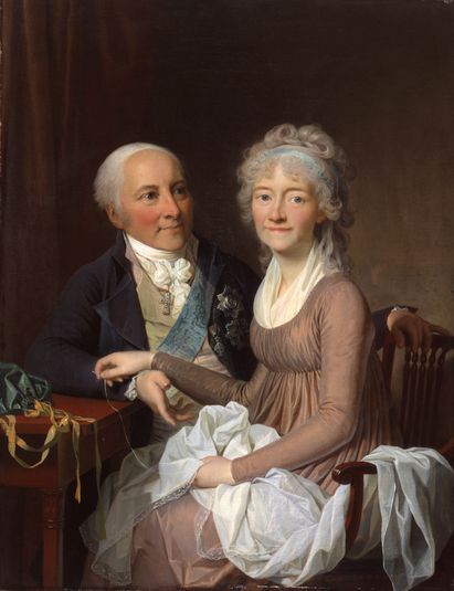 Count Marcus Gerhard Rosencrone, 1738-1811, member of the Privy Council, etc., and wife Agnete Marie Hielmstierne, 1752-1838, married 1773