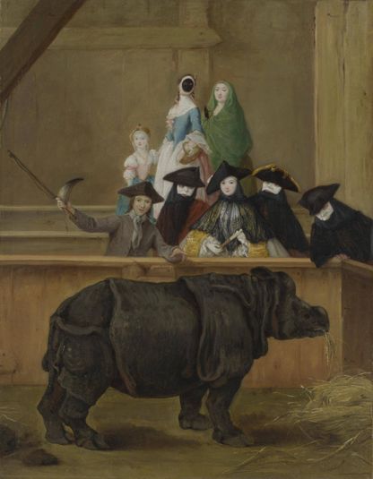 Exhibition of a Rhinoceros at Venice