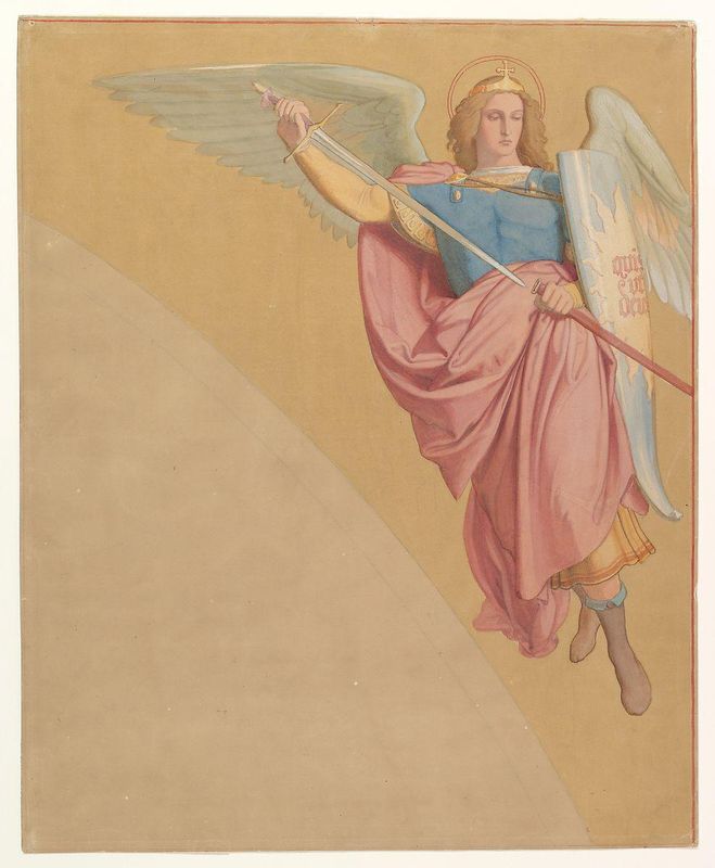 Archangel Drawing a Sword