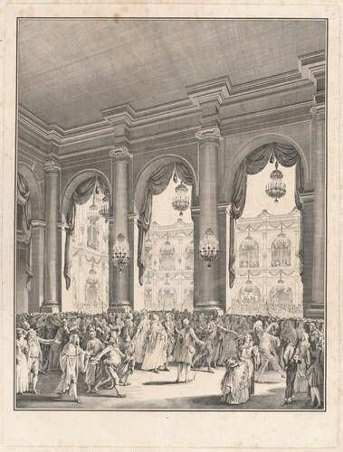 Le bal masqué - Fête donnée à l'occasion de la naissance de Monseigneur le Dauphin, 23 janvier 1782