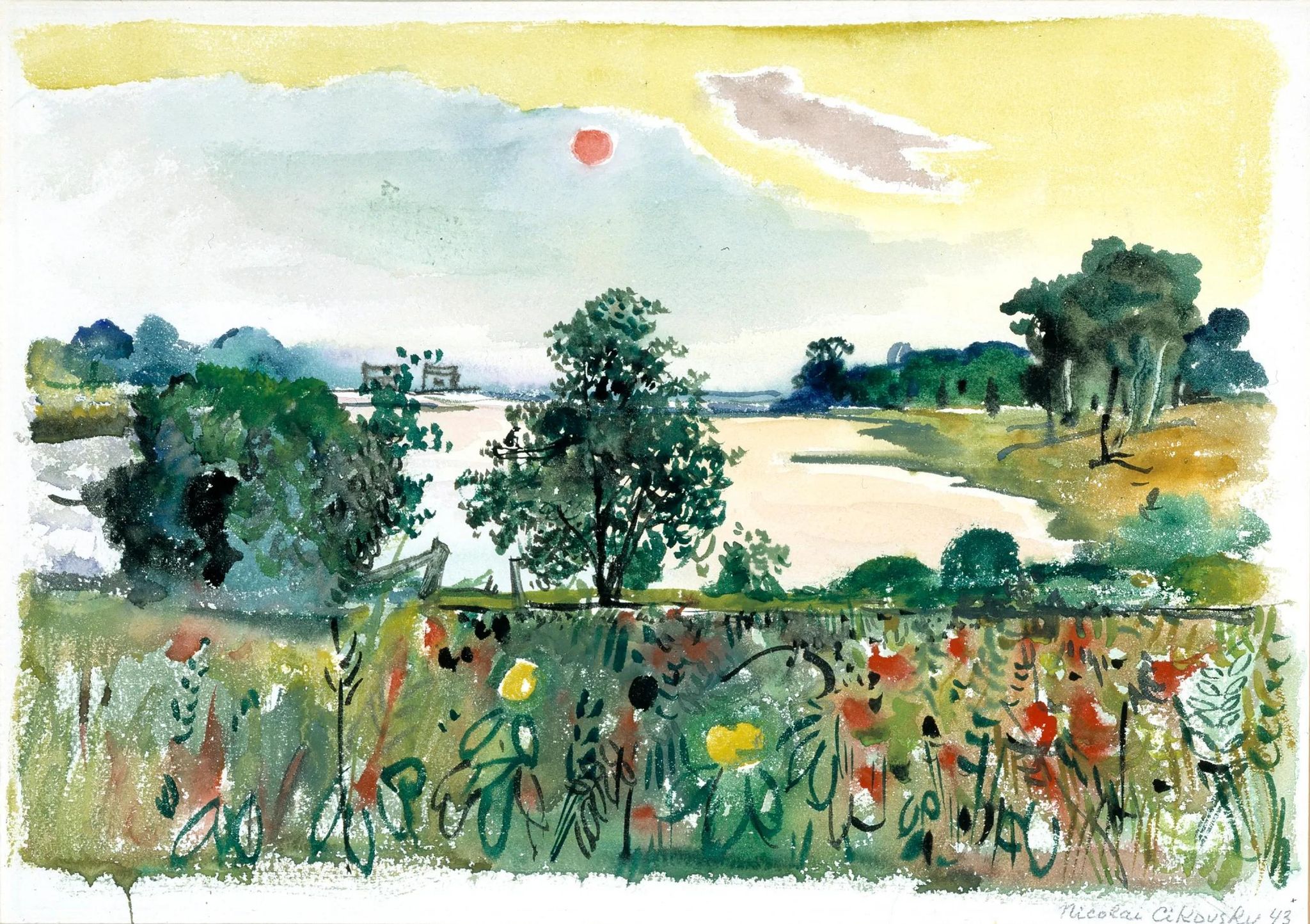 (Landscape with Animated Foreground)