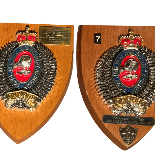 New Zealand Regiment plaques