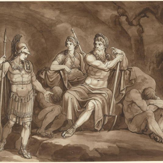 Telemachus Requests Permission from Pluto to Seek His Father in the Underworld