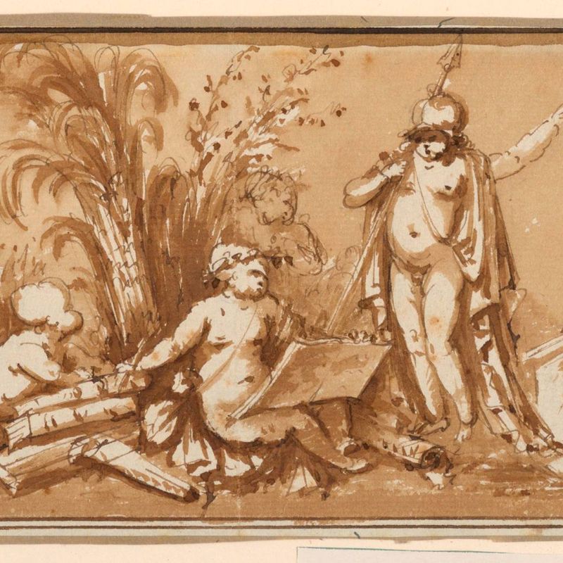 Design for a Frieze with the Allegory of Literature