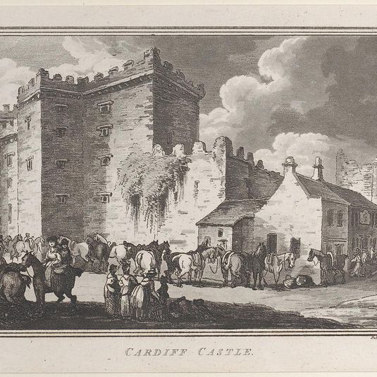 Cardiff Castle, from "Remarks on a Tour to North and South Wales, in the year 1797"