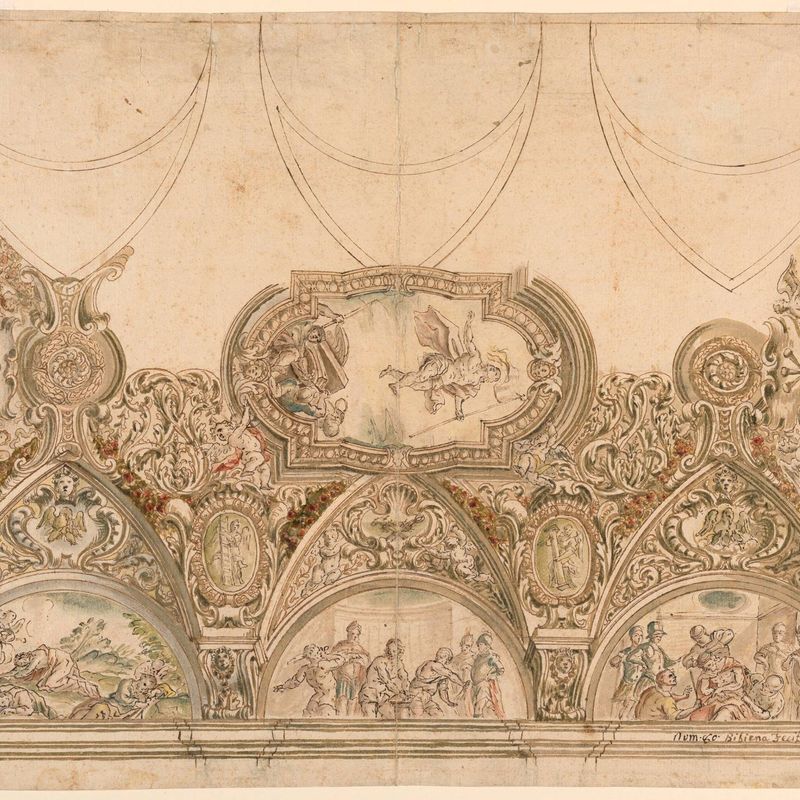 Design for the Decoration of the ceiling of a chapel
