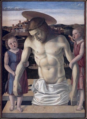 Dead Christ Supported by Two Angels (Bellini, Venice)