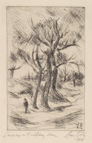 Landscape With Solitary Man
