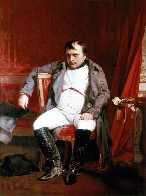 Napoléon Bonaparte abdicated in Fontainebleau