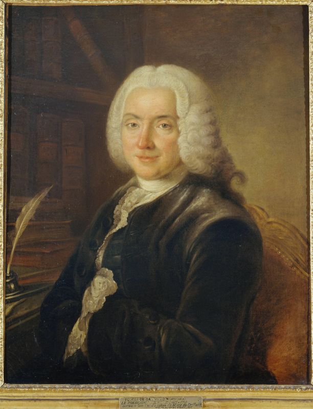 Portrait du président Charles-Jean-François Hénault (1685-1770), magistrat, membre de l'Académie française.