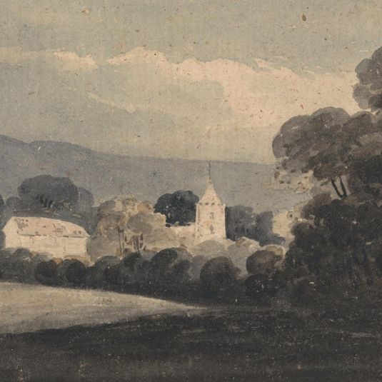 Landscape with a Church among Trees