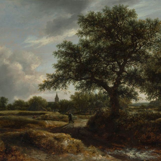 Jacob van Ruisdael - Landscape with a Village in the Distance Smartify Editions