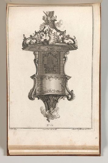 Design for a Pulpit, Plate 1 from an Untitled Series of Pulpit Designs