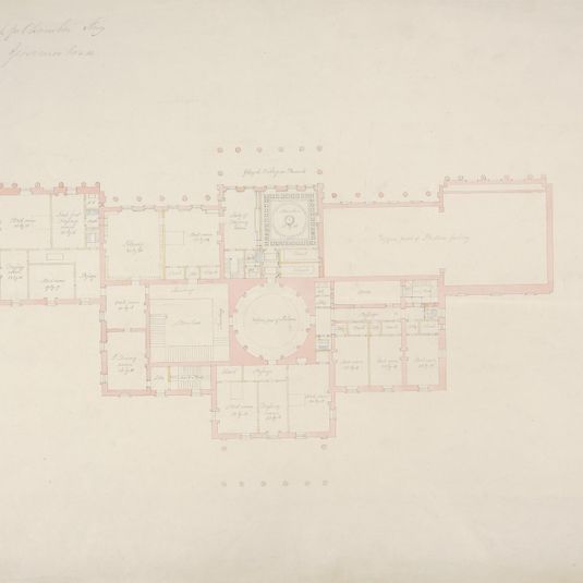 Design for Grosvenor House, London: Chamber Floor Plan