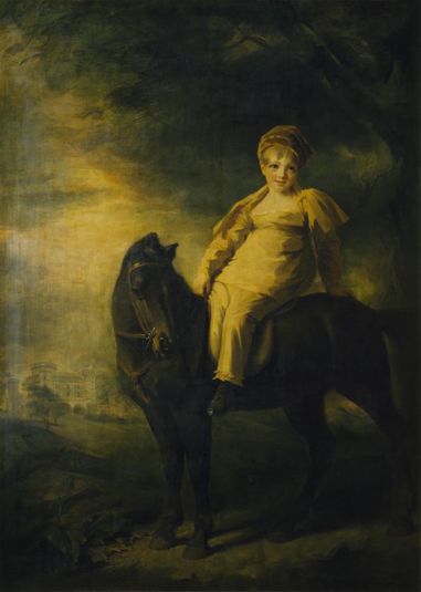 Archibald Montgomerie, later 13th Earl of Eglinton PC, KT (1812-1861), as a boy on horseback