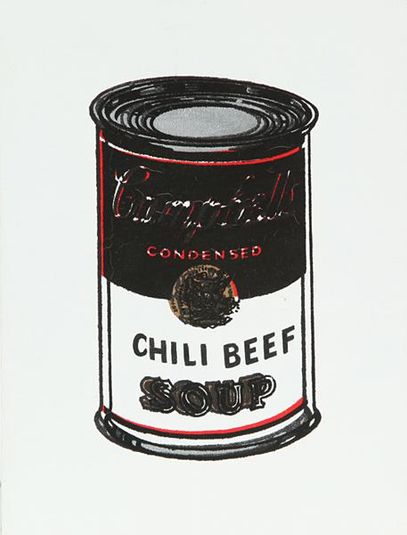 Andy Warhol, “Campbell’s Soup Can”