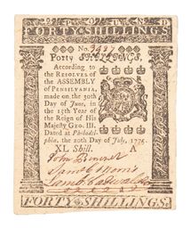 Early Currency (United States of America)