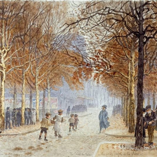 Rue Brézin et avenue du Maine, 14ème arrondissement, novembre 1917